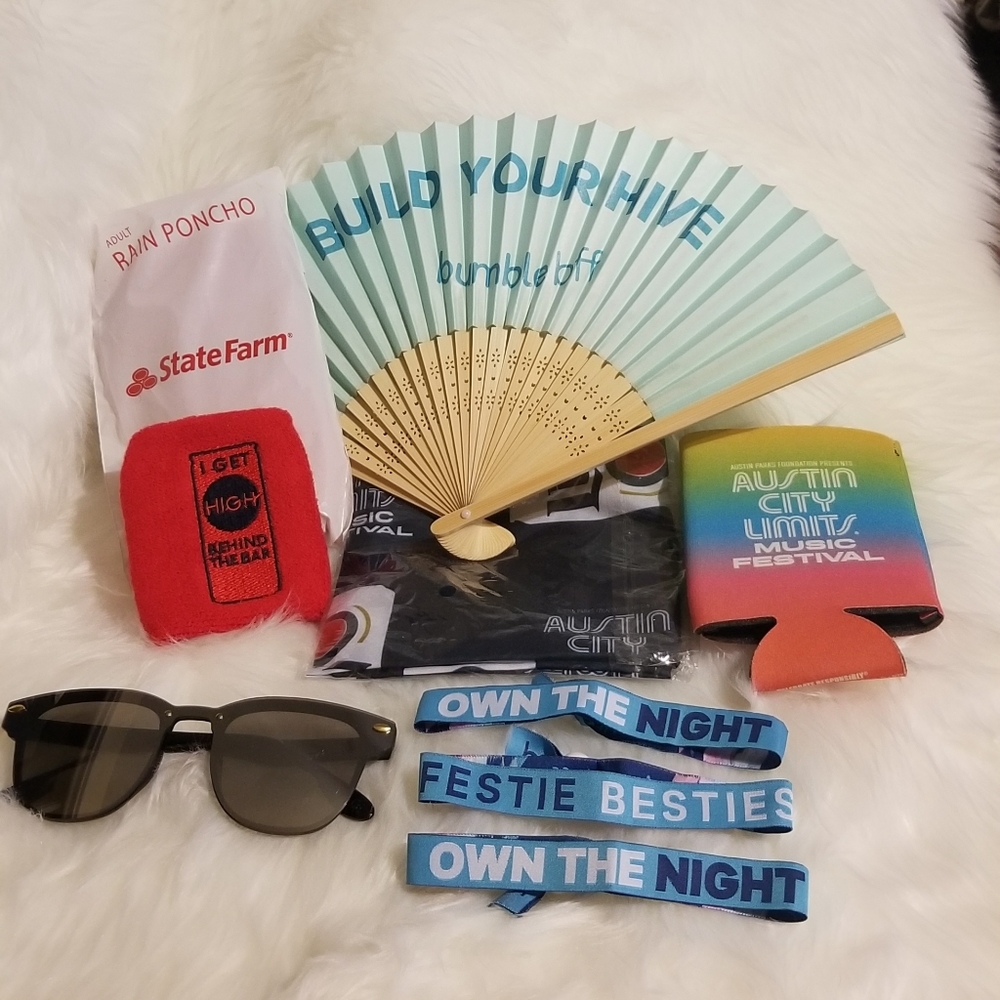 Austin City Limits ACL Festival Swag Bag Lot